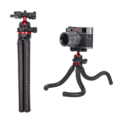 XILETU XBT-2 Flexible Octopus Legs Desktop Tripod with Folded Phone Holder - 1