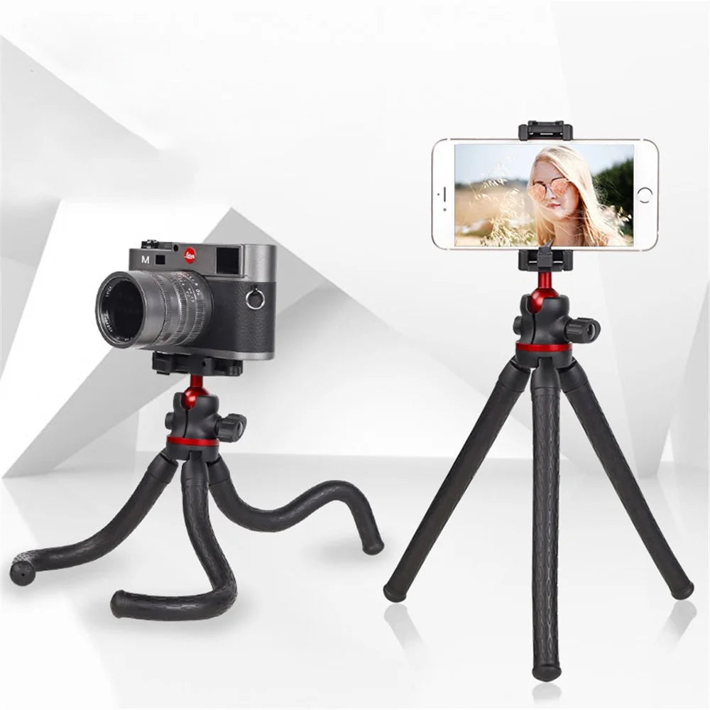 XILETU XBT-2 Flexible Octopus Legs Desktop Tripod with Folded Phone Holder - 2