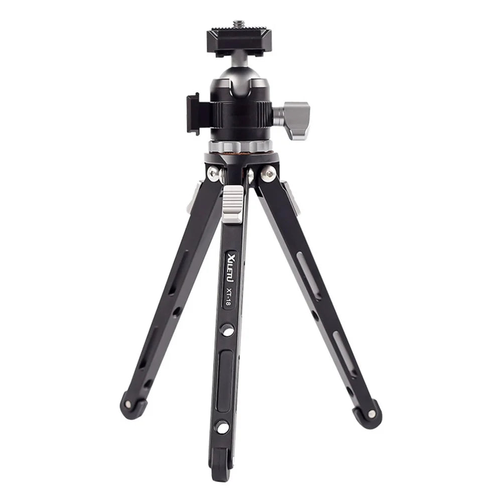 XILETU MC22+XT18 Mini Tripod with Double Cold Shoe for Phone Camera Speedlite - 1