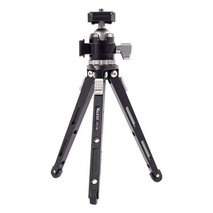 XILETU MC22+XT18 Mini Tripod with Double Cold Shoe for Phone Camera Speedlite - 1
