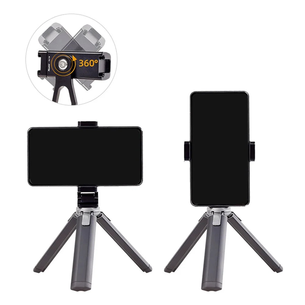XILETU XJ18+XTD20 Two-Stage Desktop Tripod with 360 Degree Phone Holder for SLR Camera Mobile Phone - 2