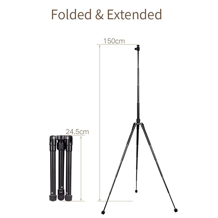 XILETU XBT-235 Extension Selfie Stick Tripod Stand with Phone Clip for Smartphone DSLR Mirrorless Camera - 4