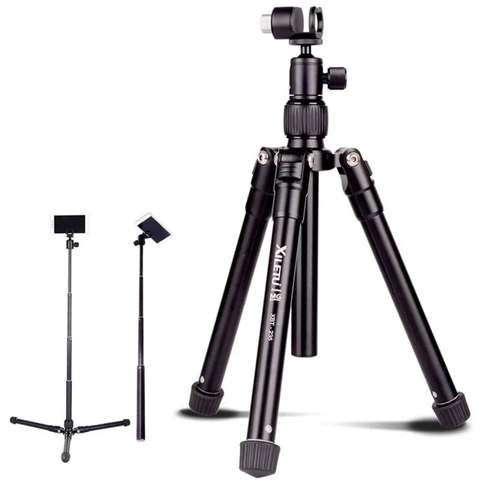 XILETU XBT-235 Extension Selfie Stick Tripod Stand with Phone Clip for Smartphone DSLR Mirrorless Camera - 5
