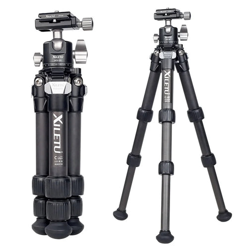 XILETU XLS223C+XG25 Portable Retractable Tripod Holder Stand for DSLR Mirrorless Camera - 1
