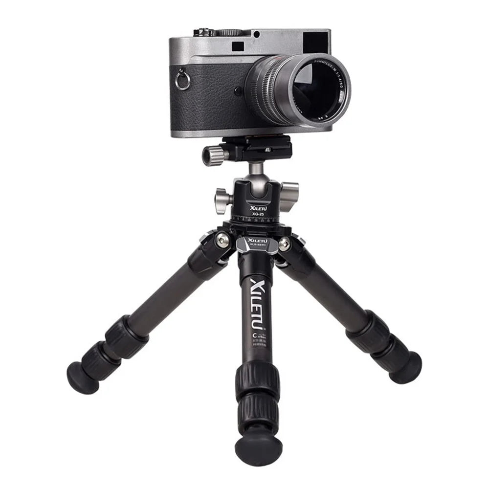 XILETU XLS223C+XG25 Portable Retractable Tripod Holder Stand for DSLR Mirrorless Camera - 2