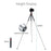 XILETU XS-110 Portable Camera Tripod Stand Travel Outdoor Live Selfie Stick Tripod with Phone Clip - 3