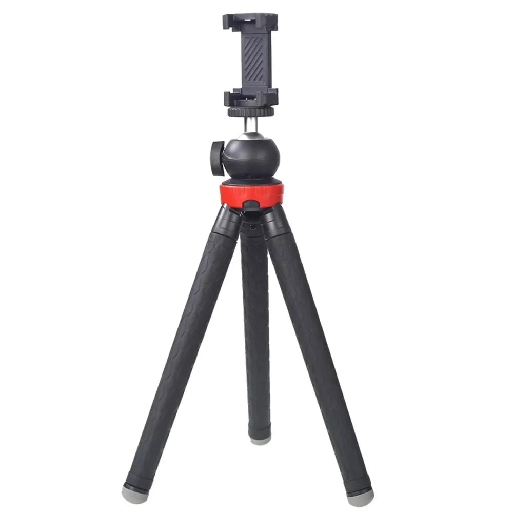 XILETU XS-110 Portable Camera Tripod Stand Travel Outdoor Live Selfie Stick Tripod with Phone Clip - 7