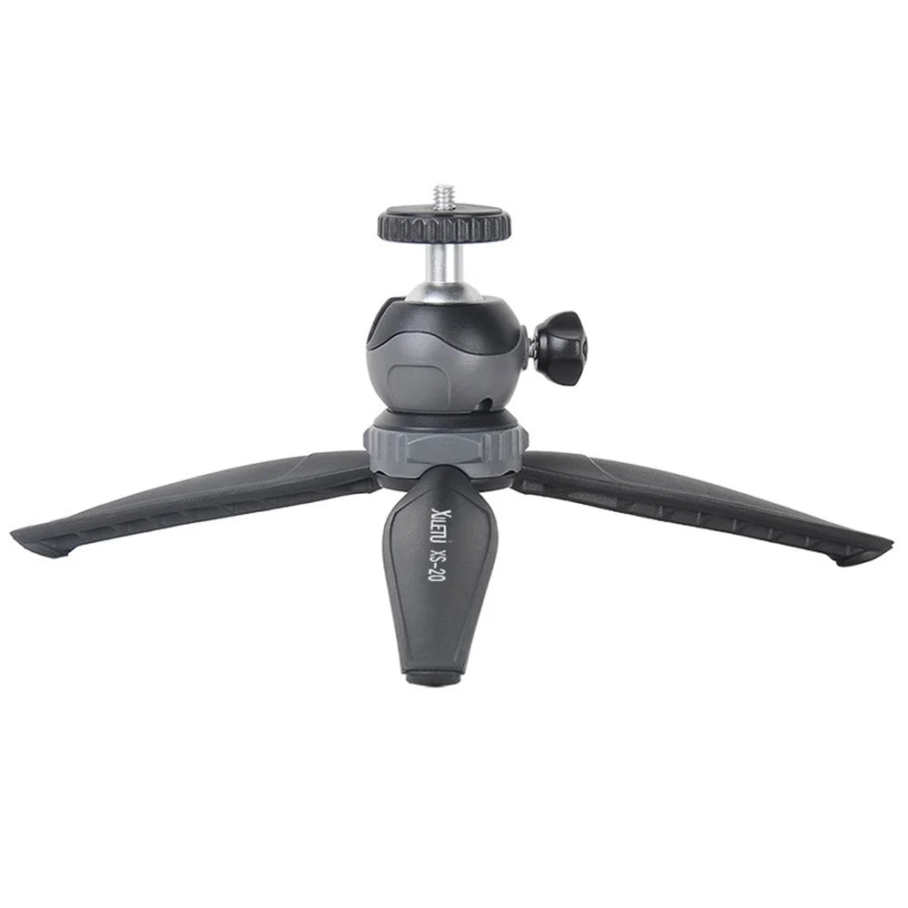XILETU XS-20 Mini Foldable 360 Degrees Rotation 1/4 inch Screw Connector Tripod Desktop Camera Stand - 6