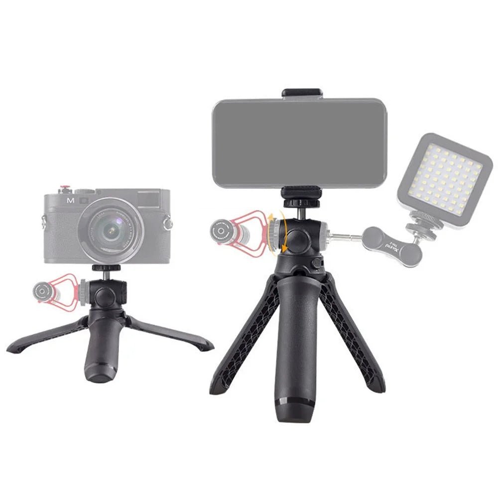 XILETU XSG-2 Portable 1/4 inch Screw Cold Shoe Tripod Camera Phone Fill Light Holder Stand - 1