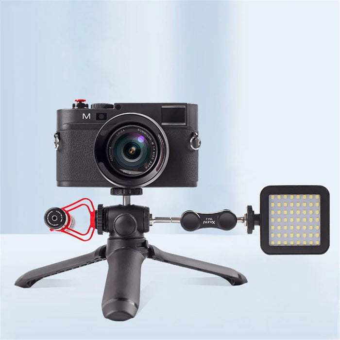 XILETU XSG-2 Portable 1/4 inch Screw Cold Shoe Tripod Camera Phone Fill Light Holder Stand - 3