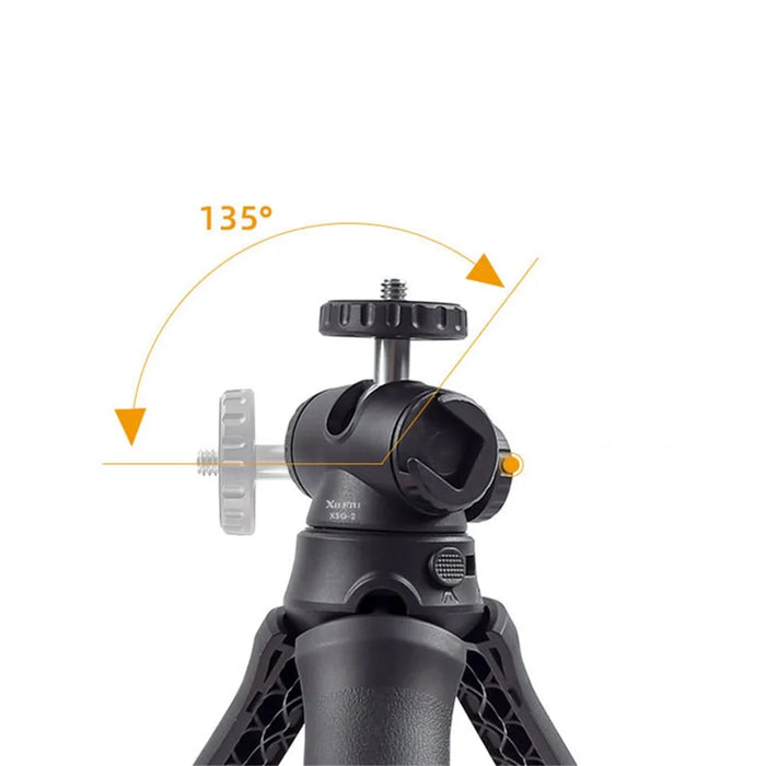XILETU XSG-2 Portable 1/4 inch Screw Cold Shoe Tripod Camera Phone Fill Light Holder Stand - 4