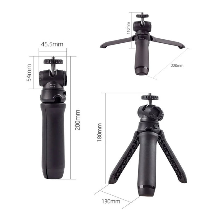 XILETU XSG-2 Portable 1/4 inch Screw Cold Shoe Tripod Camera Phone Fill Light Holder Stand - 7