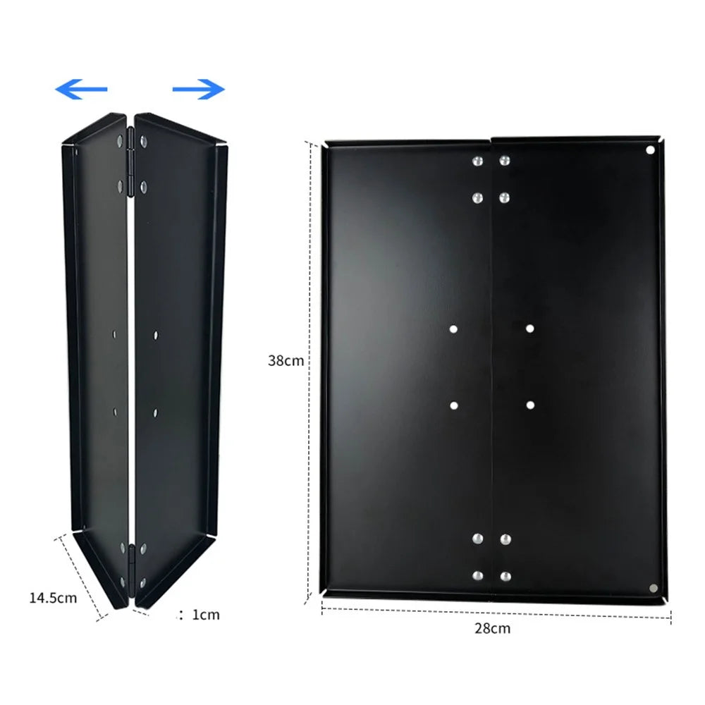 A-502C Foldable Tray Design Height Adjustable Laptop Projector Speaker Holder Tripod Telescopic Metal Floor Stand - 5