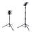 JY306V8 Tablet Tripod Stand Height Adjustable Stand Holder 360-degree Rotating Mount Stand for 7''-10.5'' Tablets and Phones - 1