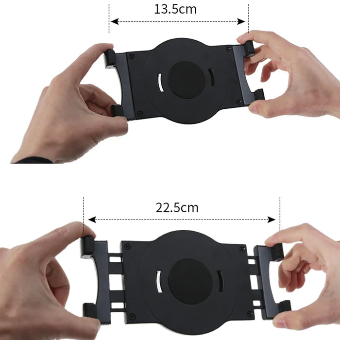 JY306V8 Tablet Tripod Stand Height Adjustable Stand Holder 360-degree Rotating Mount Stand for 7''-10.5'' Tablets and Phones - 6