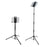 JY306V8 Tablet Tripod Stand for 4.7''-12.9'' Tablets and Phones Height Adjustable Stand Holder 360-degree Rotating Mount Stand - 1