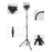 JY306V8 Tablet Tripod Stand for 4.7''-12.9'' Tablets and Phones Height Adjustable Stand Holder 360-degree Rotating Mount Stand - 7