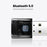UGREEN Bluetooth-compatible Adapter for PC Mouse Keyboard Printer Speaker USB Bluetooth-compatible 5.0 Receiver Dongle Mini Size Wireless Computer Adapter - 3