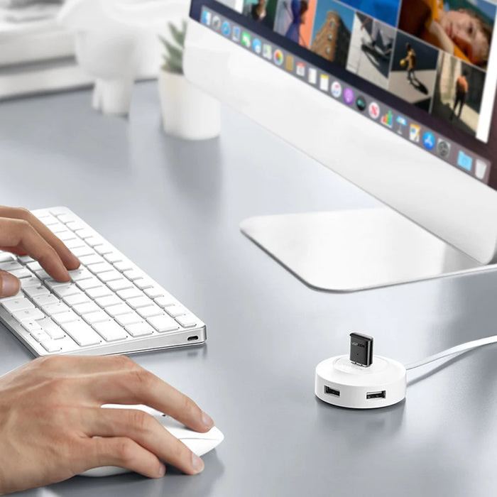 UGREEN Bluetooth-compatible Adapter for PC Mouse Keyboard Printer Speaker USB Bluetooth-compatible 5.0 Receiver Dongle Mini Size Wireless Computer Adapter - 4