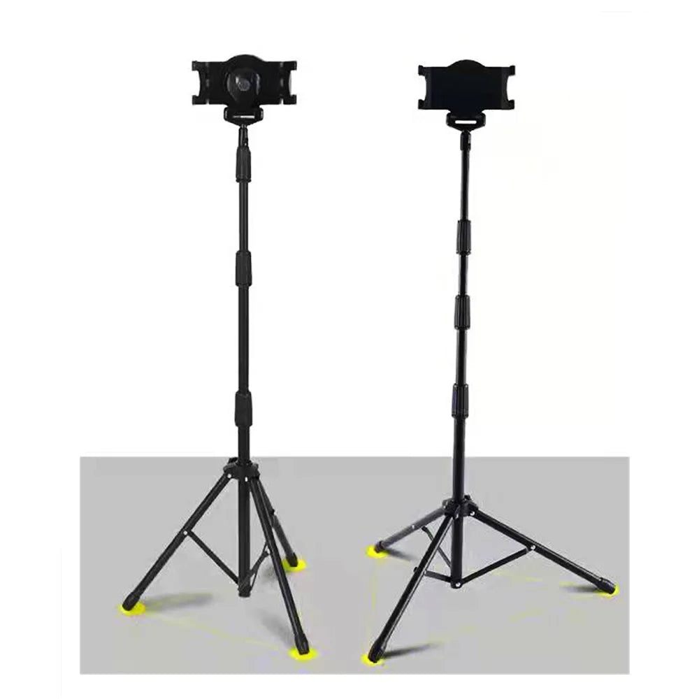Height Extendable Tripod Stand Phone Stand Holder Selfie Stick Tripod Camera Tripod Compatible with 7''-10.5'' Phones and Tablets - 2