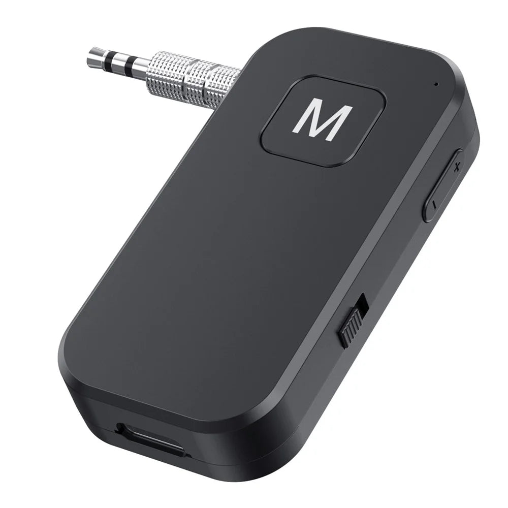 bt-03 2-In-1 Lavalier Bluetooth-compatible 5.1 Transmitter Receiver Low Latency Wireless Adapter Supports Hands-Free Calling - 1