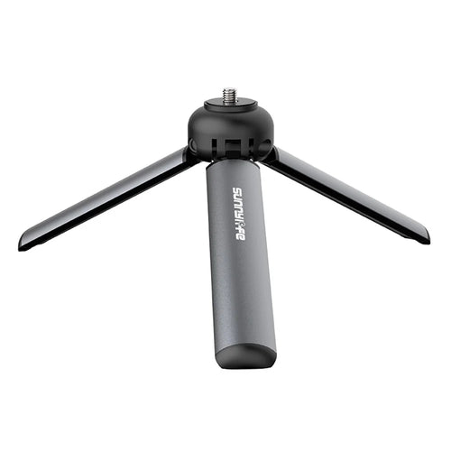 SUNNYLIFE TY-Q9404 Mini Version Tripod 1 / 4 Screw Adapter Desktop Camera Stand for DJI Osmo Mobile 6 / GoPro HERO 11 / Insta360 X3 - Titanium Grey - 1