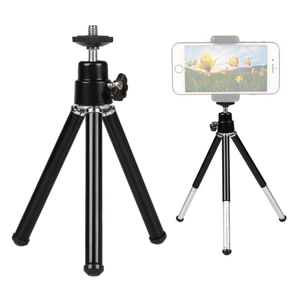 Metal Quick Release Tripod Mount Adjustable Mobile Phone Camera Holder with Screw Adapter (No Phone Clip) - 1