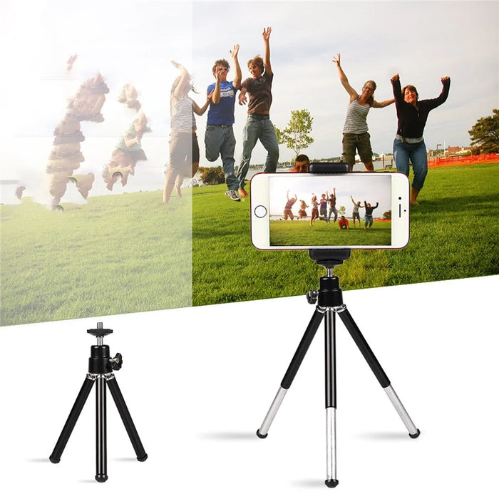 Metal Quick Release Tripod Mount Adjustable Mobile Phone Camera Holder with Screw Adapter (No Phone Clip) - 3