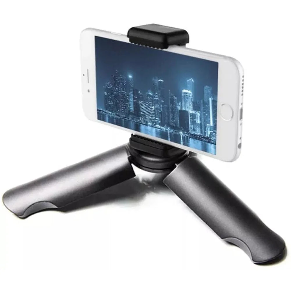 Desktop Mini Folding Tripod Stand with 1 / 4 inch Screw Adapter Thickened Handle Tripod Stand for Action Camera, Selfie Stick Universal Portable Tripod - 3