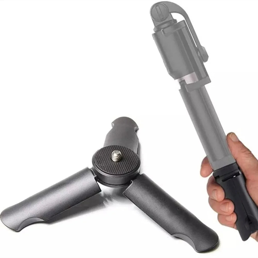 Desktop Mini Folding Tripod Stand with 1 / 4 inch Screw Adapter Thickened Handle Tripod Stand for Action Camera, Selfie Stick Universal Portable Tripod - 5