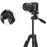 YUNTENG VCT-6108 Portable Cell Phone Tripod Travel Camera Tripod Stand with Carrying Bag and Bluetooth-compatible Remote Controller for Selfie / Live Streaming / Vlogging / Video Recording - 2
