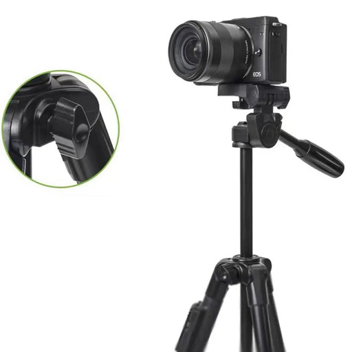 YUNTENG VCT-6108 Portable Cell Phone Tripod Travel Camera Tripod Stand with Carrying Bag and Bluetooth-compatible Remote Controller for Selfie / Live Streaming / Vlogging / Video Recording - 2