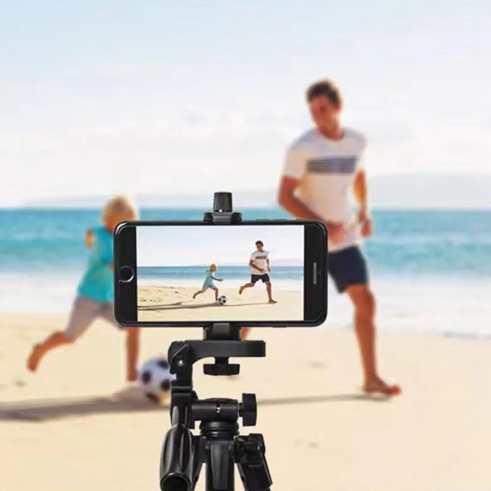 YUNTENG VCT-6108 Portable Cell Phone Tripod Travel Camera Tripod Stand with Carrying Bag and Bluetooth-compatible Remote Controller for Selfie / Live Streaming / Vlogging / Video Recording - 5