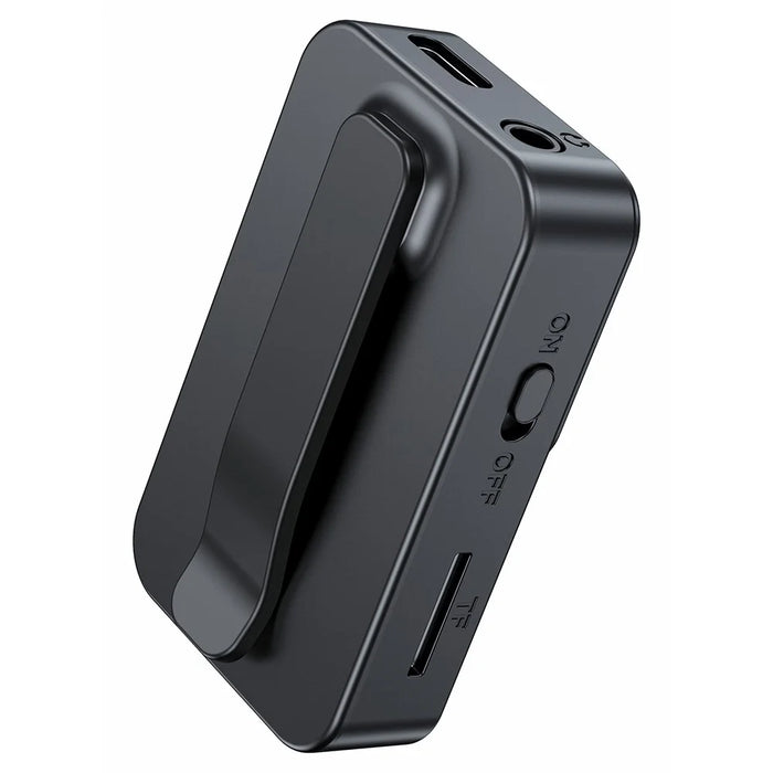 C33 Bluetooth-compatible Adapter Wireless Portable Audio Receiver LCD Screen Audio Adapter Support TF Card Playback - 4