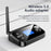 C41 Wireless Audio Adapter Bluetooth-compatible 5.0 Transmitter Receiver for TV / PC Home Streaming Stereo System, Support TF Card Playback - 2