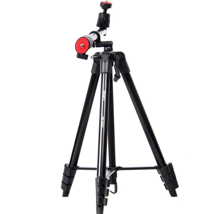 JMARY KP-2207 Tripod Stand 4 Sections Adjustable Tripod Mount Floor Stand with Camera Phone Holder for SLR Camera, Smartphone - 2
