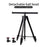 JMARY KP-2207 Tripod Stand 4 Sections Adjustable Tripod Mount Floor Stand with Camera Phone Holder for SLR Camera, Smartphone - 4