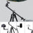 JMARY KP-2207 Tripod Stand 4 Sections Adjustable Tripod Mount Floor Stand with Camera Phone Holder for SLR Camera, Smartphone - 7