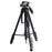 JMARY KP2264 Detachable Tripod Holder Mobile Phone SLR Camera Aluminium Alloy Stand for Outdoor Live Streaming Portable Tripod Stand with Gravity Hook - Black - 1