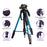 JMARY KP2264 Detachable Tripod Holder Mobile Phone SLR Camera Aluminium Alloy Stand for Outdoor Live Streaming Portable Tripod Stand with Gravity Hook - Black - 2