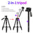 JMARY KP2264 Detachable Tripod Holder Mobile Phone SLR Camera Aluminium Alloy Stand for Outdoor Live Streaming Portable Tripod Stand with Gravity Hook - Black - 3