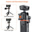 VRIG TP-06 Detachable Tripod Holder Mobile Phone SLR Camera Stand for Outdoor Live Streaming Portable Tripod Stand Support 360-Degree Rotating - 5