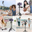 VRIG TP-06 Detachable Tripod Holder Mobile Phone SLR Camera Stand for Outdoor Live Streaming Portable Tripod Stand Support 360-Degree Rotating - 7