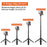 VRIG TP-08 Extended Tripod Stand Compatible with GoPro Hero 11 / 10 / 9 Adjustable Action Camera Holder with Lanyard Interface - 2
