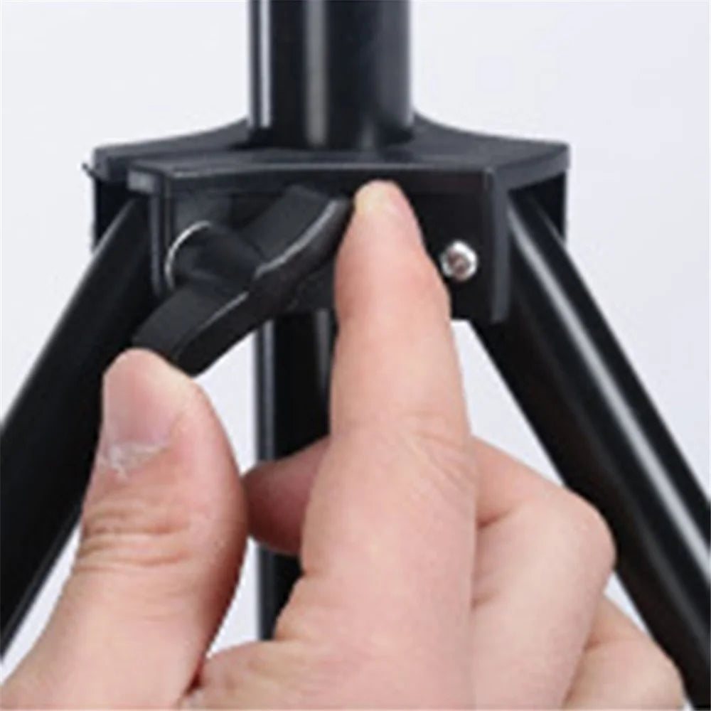 2x3m Telescopic Adjustable Backdrop Stand Photography Backdrop Aluminum Alloy Support Stand Kit for Photo Video Studio - 4