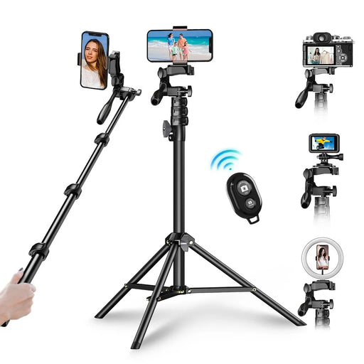 APEXEL JJ070 Bluetooth-compatible Selfie Stick Tripod Extendable Portable Selfie Stick Phone Stand Holder - 2