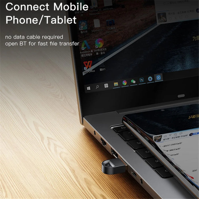 YESIDO YAU34 2.4G Wireless Bluetooth-compatible Transmitter Adapter Dongle for Phone, TV, Computer, Laptop, Car - 4