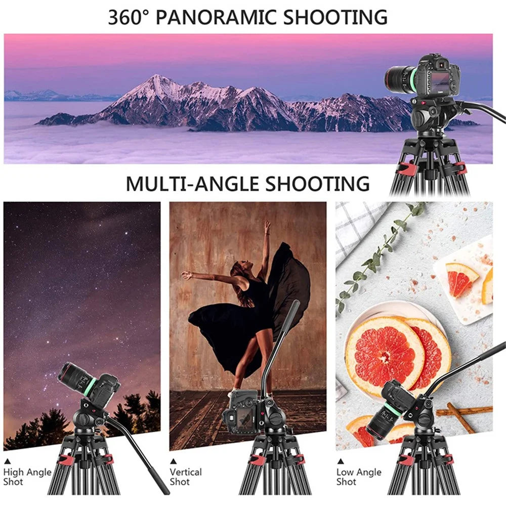 NEEWER NW3500 For Canon / Nikon / Sony Camera Gimbal Quick Release Plate Aluminum Alloy Tripod Stand - 3