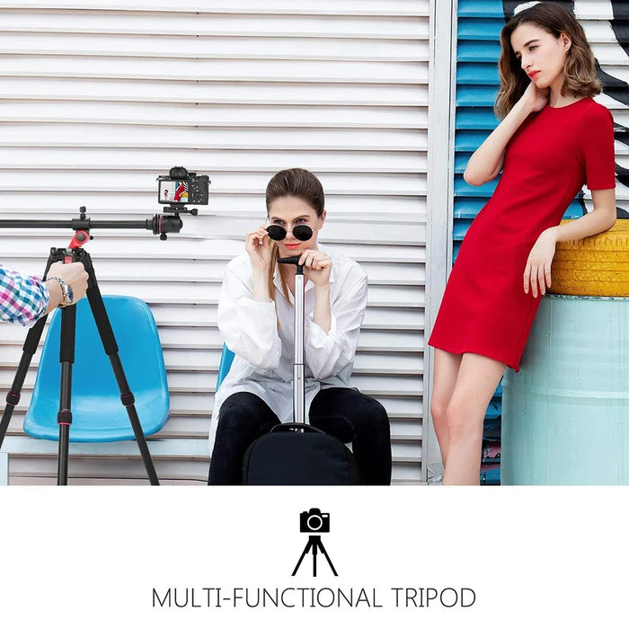 NEEWER N284 184cm Camera Tripod Monopod with Center Column and Ball Head, Max Load: 33lb - 2