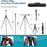 NEEWER N284 184cm Camera Tripod Monopod with Center Column and Ball Head, Max Load: 33lb - 7